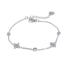Cubic Zirconia Flower Chain