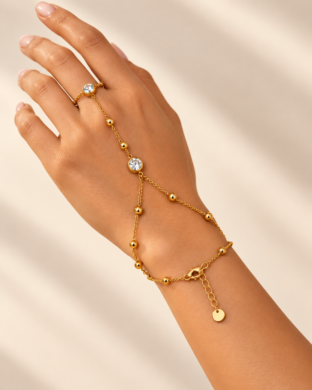 Hand Chain Wrist with Finger Fashion Accessories Bracelet