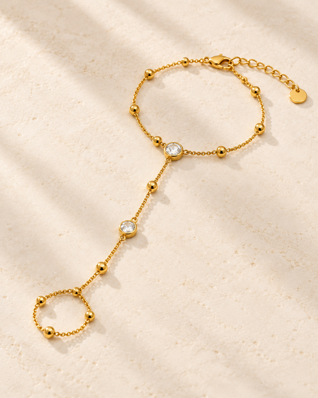 Hand Chain Wrist with Finger Fashion Accessories Bracelet